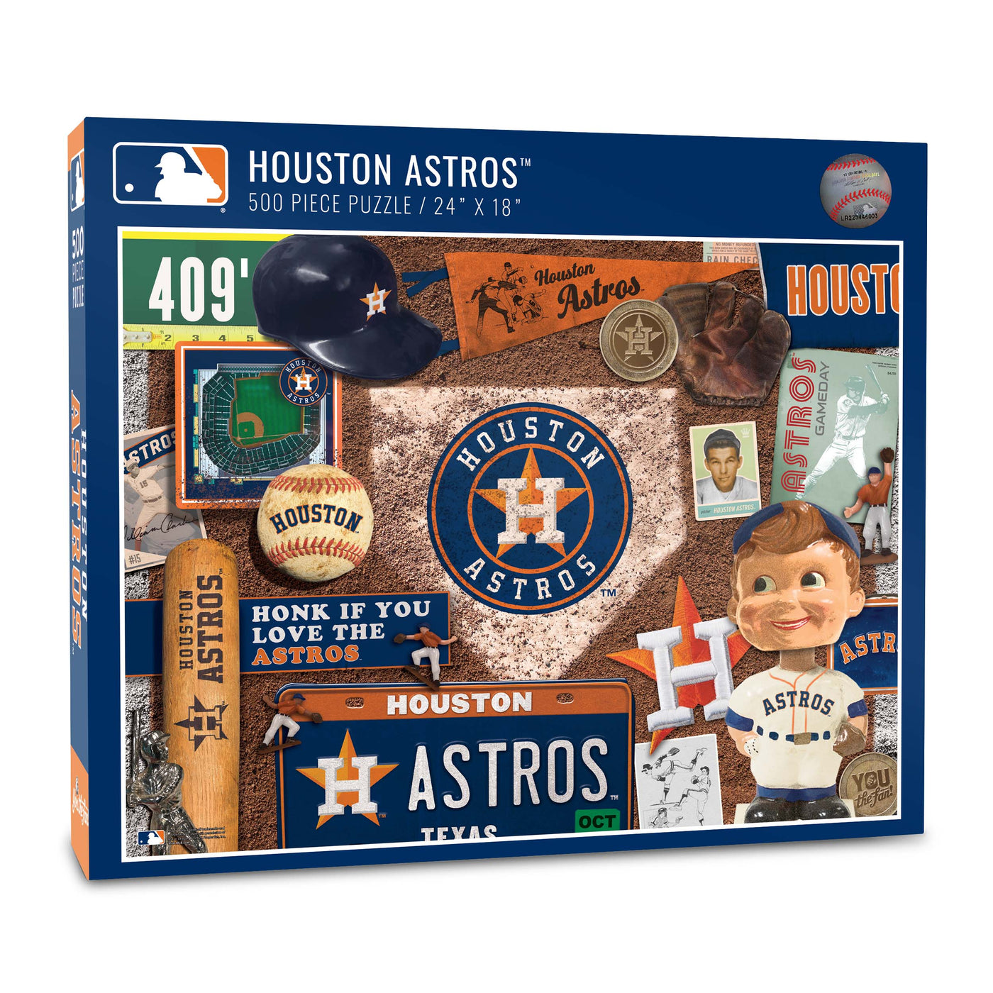  Houston Astros "Retro Series" Team Jigsaw Puzzle - Texas Time Gifts and Fine Art