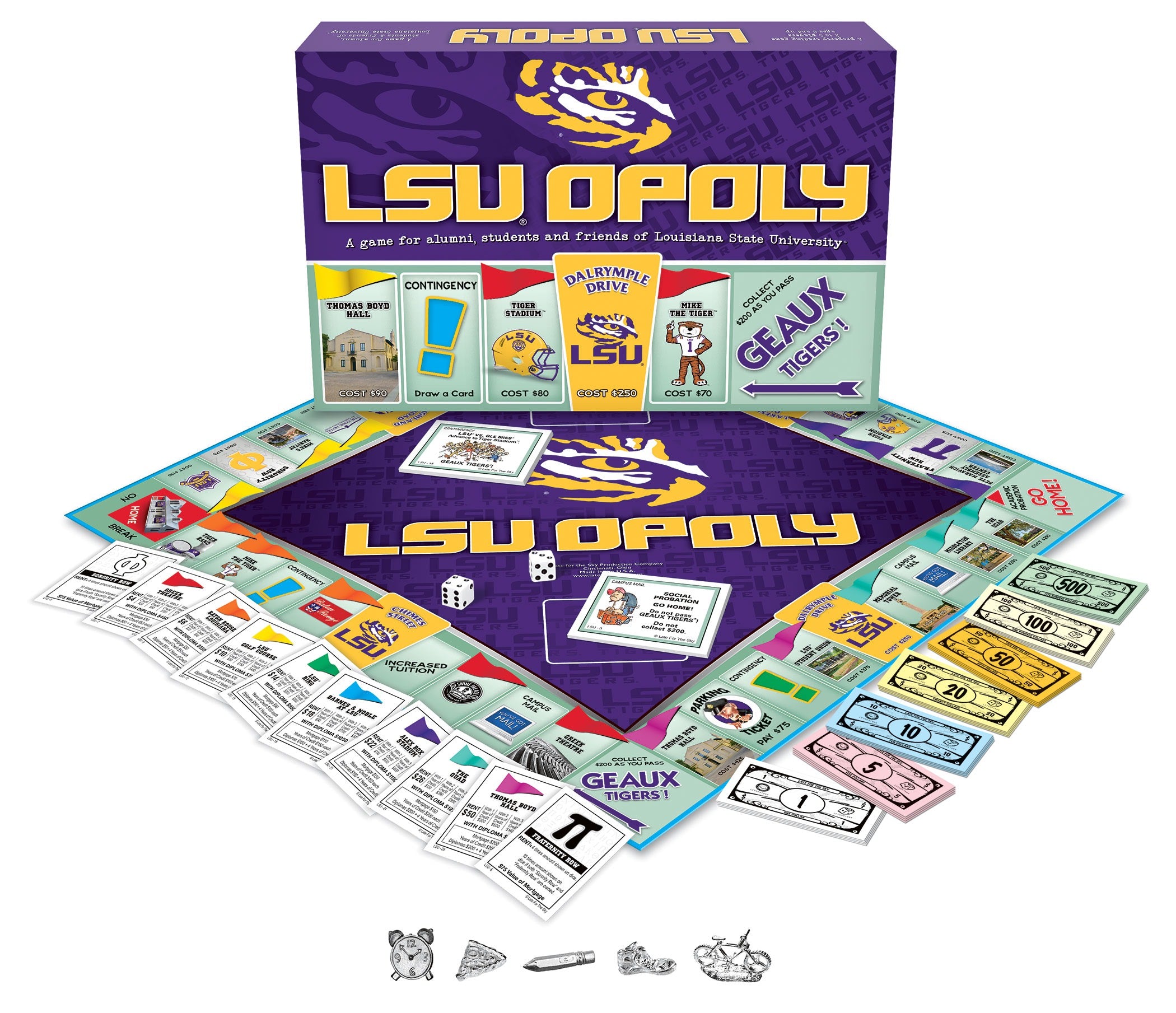 Officially Licensed NCAA 23 Felt Wall Banner - LSU Tigers