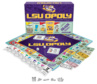 "LSU-Opoly" Board Game - Texas Time Gifts and Fine Art