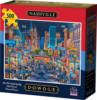 "Nashville" Jigsaw Puzzle - Texas Time Gifts and Fine Art