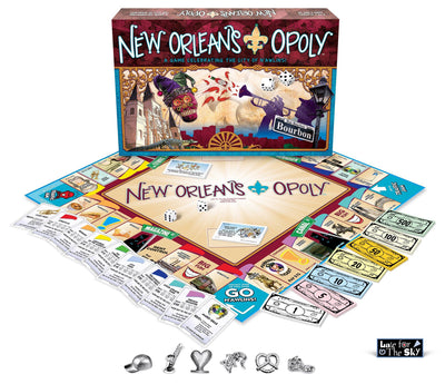 "New Orleans-Opoly" Board Game - Texas Time Gifts and Fine Art