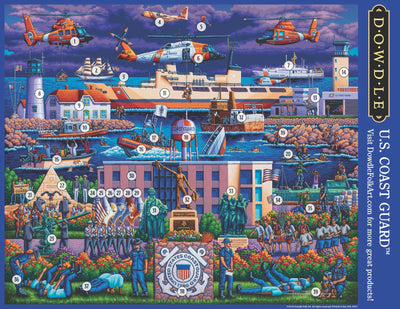 "U.S. Coast Guard" Jigsaw Puzzle - Texas Time Gifts and Fine Art