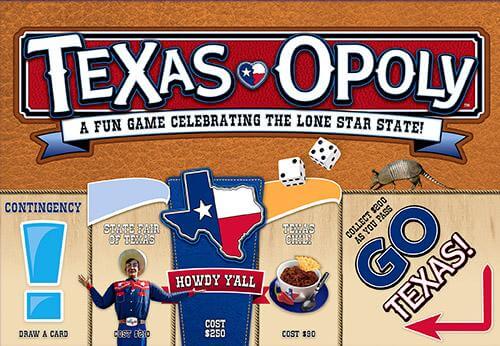 Board Game Collection "Texas-Opoly" - Texas Time Gifts and Fine Art