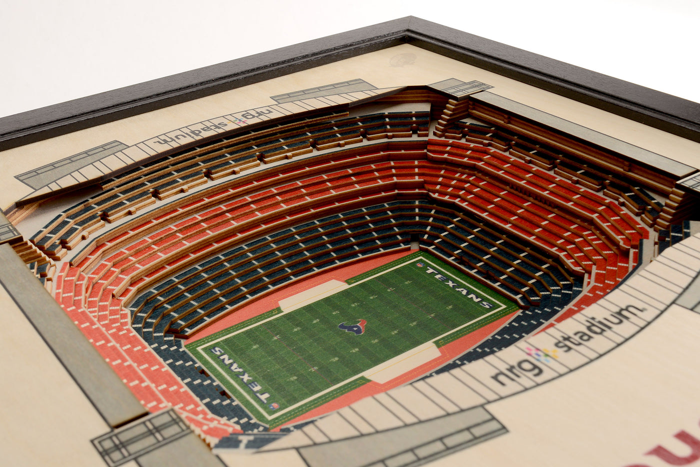 Houston Texans 25-Layer 3D "StadiumViews" Wall Decor - Texas Time Gifts and Fine Art CatPho 210923