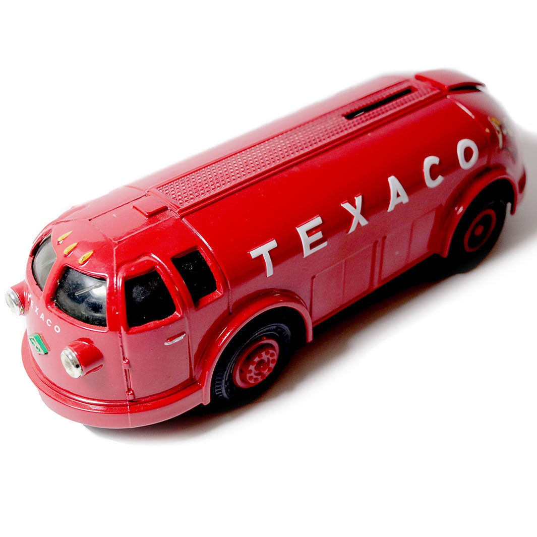 Texaco—1934 Diamond T "Doodle Bug" Tanker Vintage Die-cast Collectible Coin Bank—Limited Edition - Texas Time Gifts and Fine Art