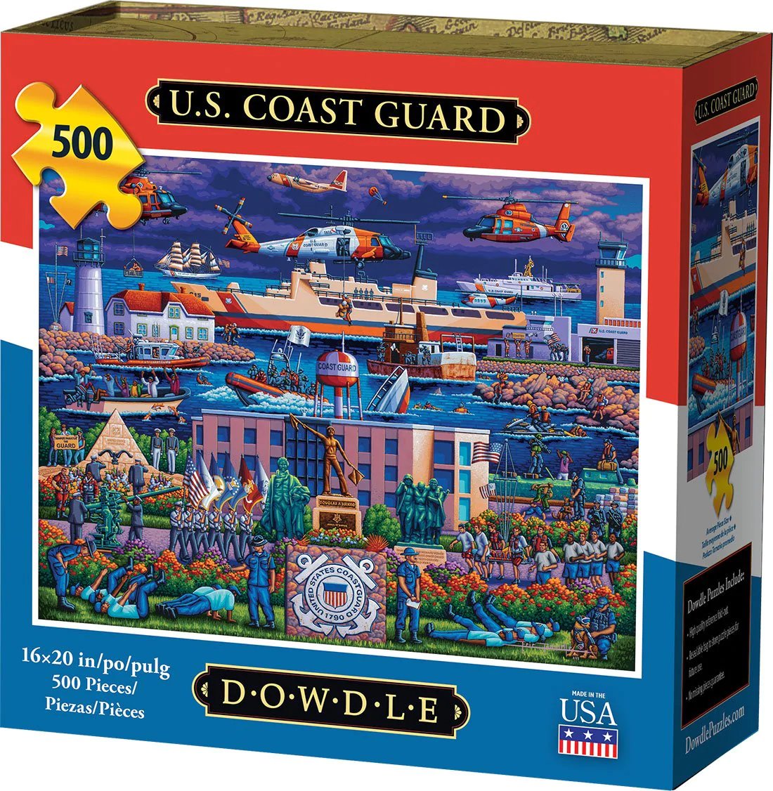 US Coast Guard Jigsaw Puzzle - Texas Time Gifts and Fine Art 220825
