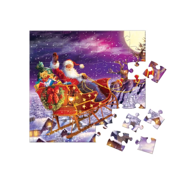 "Christmas Memories" 24 Advent Jigsaw Puzzles Box Set (Book Style) - Texas Time Gifts and Fine Art