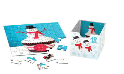 "Sweet Christmas" 24 Advent Jigsaw Puzzles (Drawer-Style Box Set)