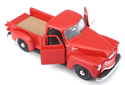 1950 Chevrolet 3100 Pickup Truck in "Omaha Orange" Die-cast Collectible—Special Edition - Texas Time Gifts and Fine Art
