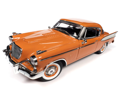 1957 Studebaker "Gold Hawk" in Coppertone and White Die-cast Collectible—Limited Edition - Texas Time Gifts and Fine Art