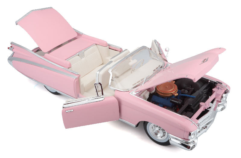 1959 Cadillac Eldorado "Biarritz" in Pink Die-cast Collectible—Premiere Edition - Texas Time Gifts and Fine Art
