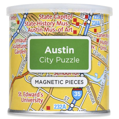 "Austin" Magnetic Jigsaw Puzzle - Texas Time Gifts and Fine Art