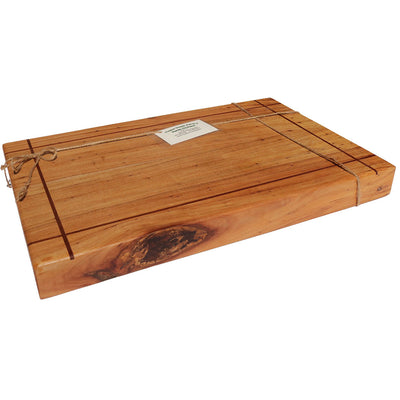 "Bonded" Rustic Pecan Hardwood Cutting Board—Extra-Large - Texas Time Gifts and Fine Art