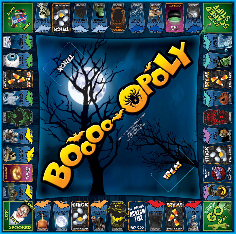 "Boo-Opoly" (Halloween) Board Game - Texas Time Gifts and Fine Art