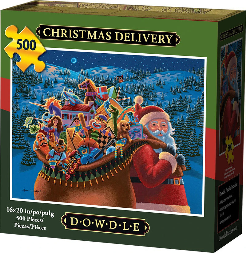 "Christmas Delivery" Jigsaw Puzzle - Texas Time Gifts and Fine Art