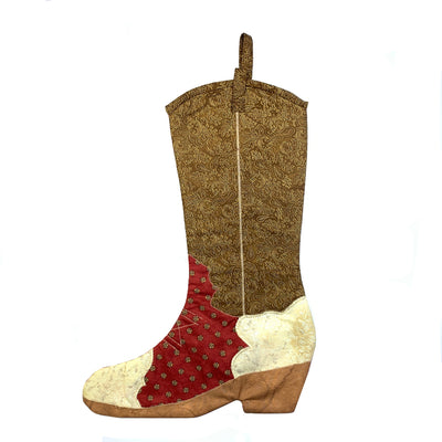 "Cowboy Boot" Christmas Stocking #10 - Texas Time Gifts and Fine Art