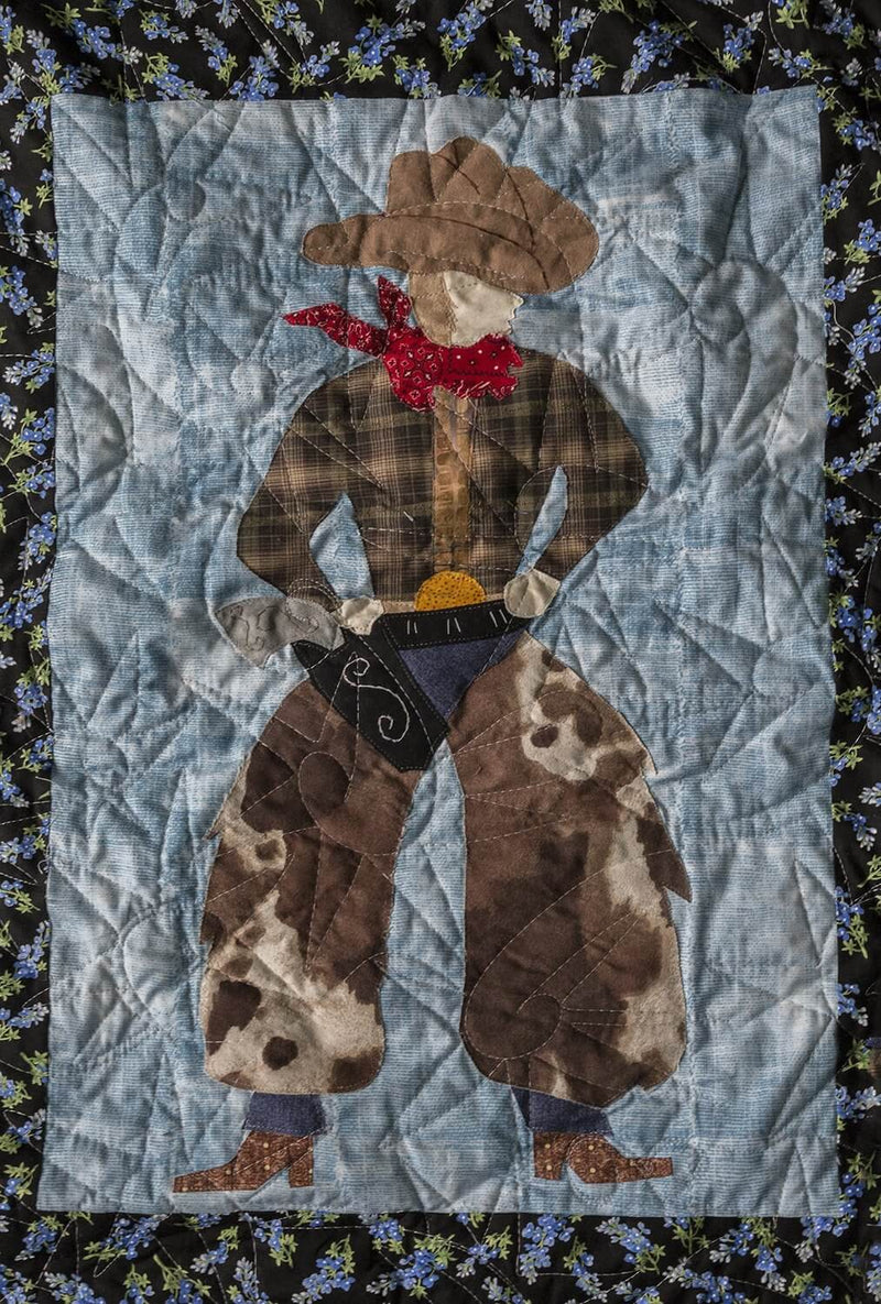 "Cowboy and Cowgirl Way" Quilt—88" x 55" - Texas Time Gifts and Fine Art