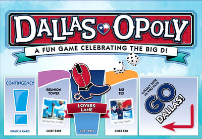 "Dallas-Opoly" Board Game - Texas Time Gifts and Fine Art