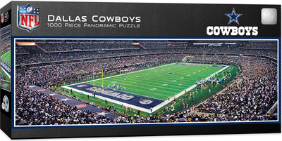 "Dallas Cowboys NFL Panoramics" (AT&T Stadium) 1000 Piece Jigsaw Puzzle - Texas Time Gifts and Fine Art