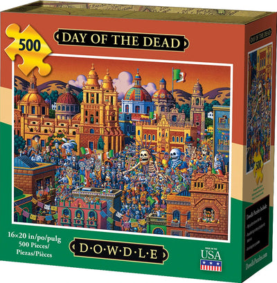"Day of the Dead" (Mexico City) Jigsaw Puzzle - Texas Time Gifts and Fine Art