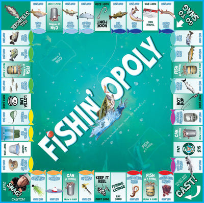 "Fishin'-Opoly" Board Game - Texas Time Gifts and Fine Art