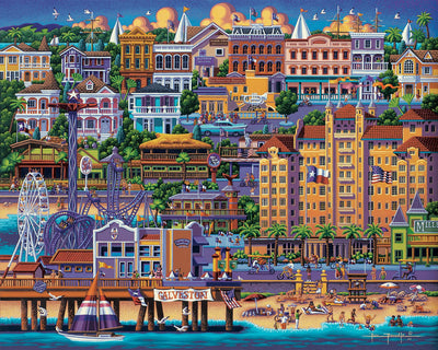 "Galveston" Jigsaw Puzzle - Texas Time Gifts and Fine Art