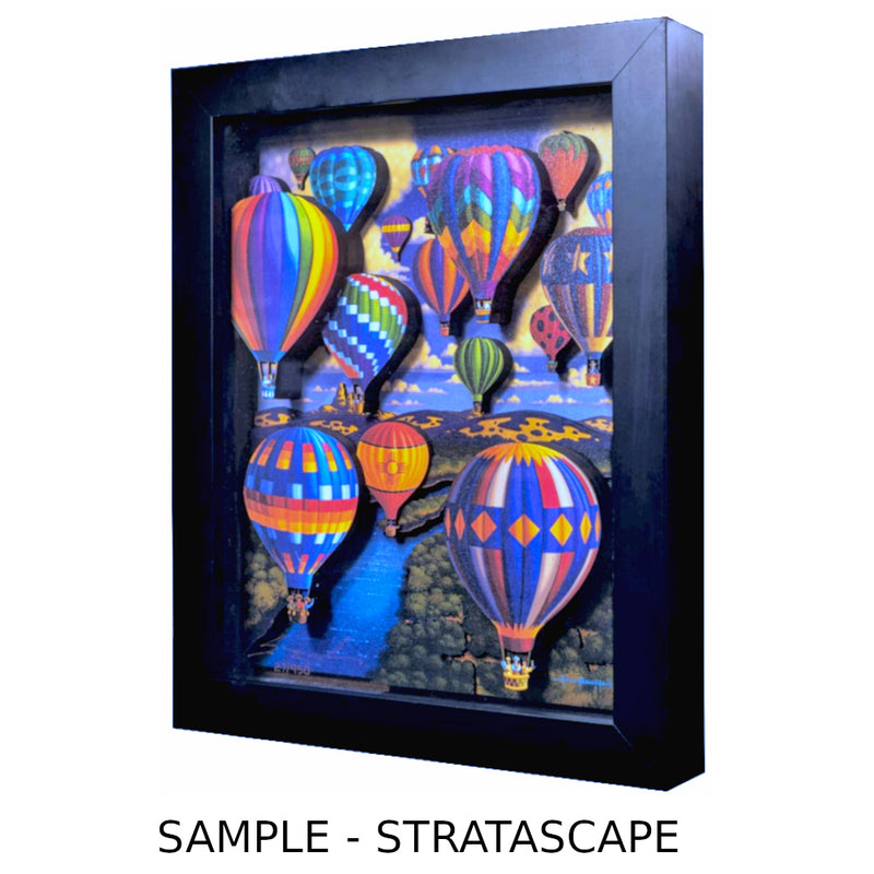 "Galveston" Stratascape Dimensional Wall Art - Texas Time Gifts and Fine Art