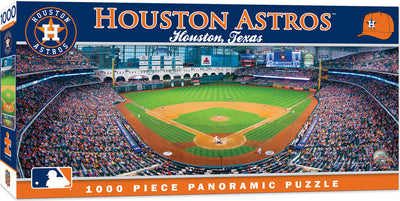 "Houston Astros" MLB Panoramics (Minute Maid Park) 1000 Piece Jigsaw Puzzle - Texas Time Gifts and Fine Art