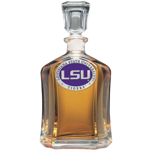 "LSU" 24 Oz Capitol Decanter - Texas Time Gifts and Fine Art
