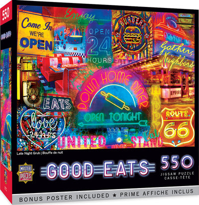 "Late Night Grub" Jigsaw Puzzle - Texas Time Gifts and Fine Art