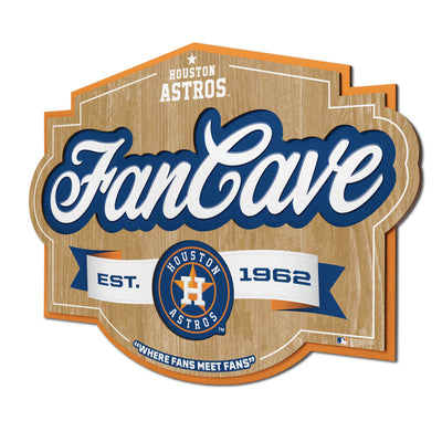 "Houston Astros" Fan Cave Sign - Texas Time Gifts and Fine Art 220906