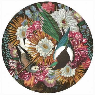 "Magpie" Premium Circular Wooden Jigsaw Puzzle—6-Inch Diameter - Texas Time Gifts and Fine Art