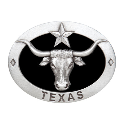 "Longhorn with a 'Texas'" 24 Oz Capitol Decanter - Texas Time Gifts and Fine Art