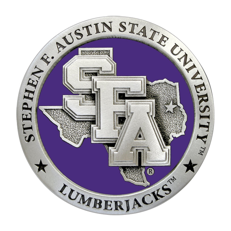 "Stephen F. Austin State University" Beer Glass Set with Chest - Texas Time Gifts and Fine Art 220829