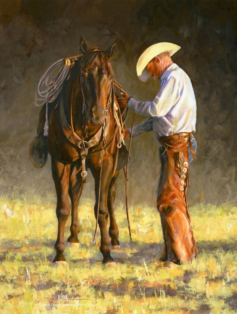"Minor Adjustments" Premium Wooden Jigsaw Puzzle—X-Small - Texas Time Gifts and Fine Art