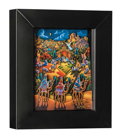 "Nativity" Stratascape Dimensional Wall Art - Texas Time Gifts and Fine Art