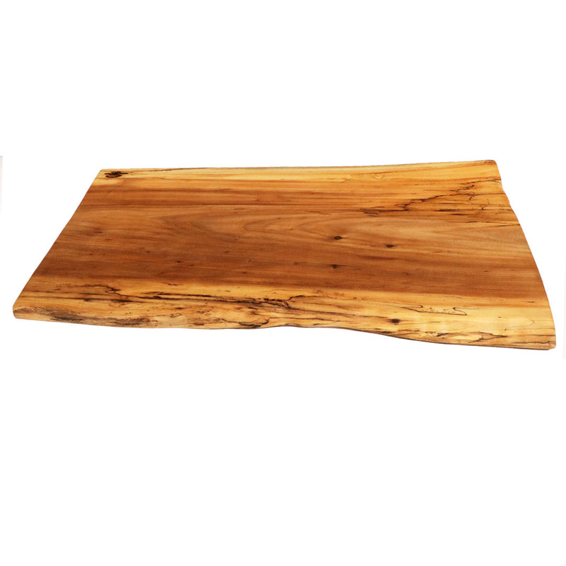 One-of-a-Kind, Rustic Pecan Hardwood Cutting Board—"Texas-Size" with Live Edges - Texas Time Gifts and Fine Art