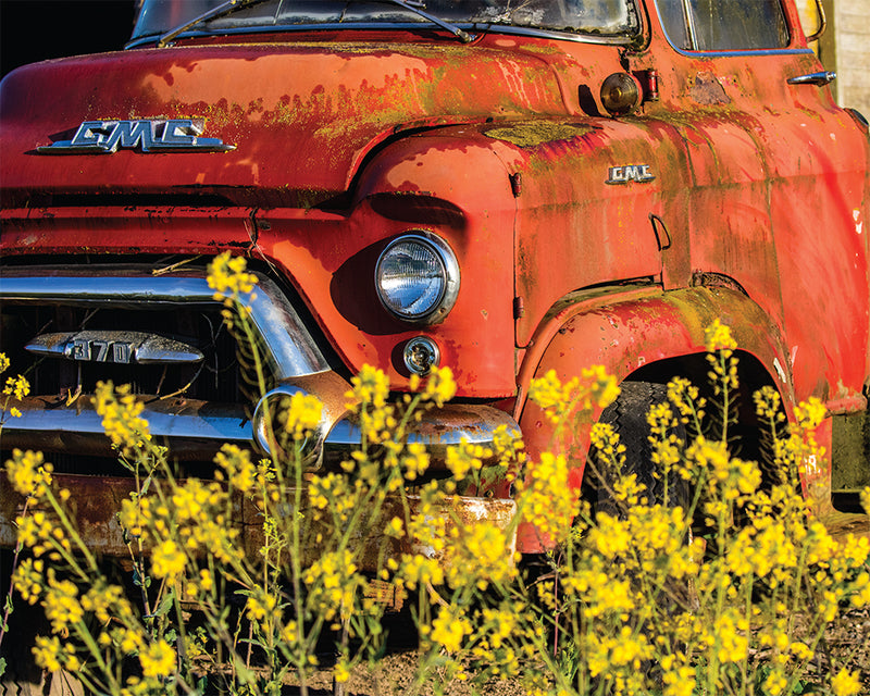 "Red Truck by Chuck Haney" Jigsaw Puzzle - Texas Time Gifts and Fine Art