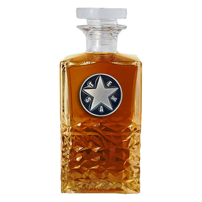 Republic of Texas 25 Oz Heritage Decanter - Texas Time Gifts and Fine Art