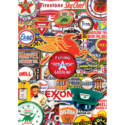  "Retro Petrol—World's Smallest" 1000 Piece Jigsaw Puzzle - Texas Time Gifts and Fine Art 