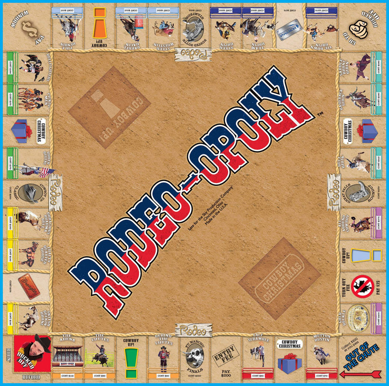 "Rodeo-Opoly" Board Game - Texas Time Gifts and Fine Art