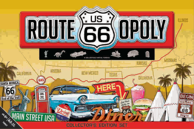 "Route 66-Opoly" Board Game - Texas Time Gifts and Fine Art