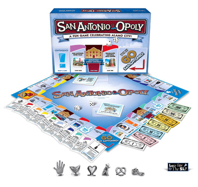 "San Antonio-Opoly" Board Game - Texas Time Gifts and Fine Art