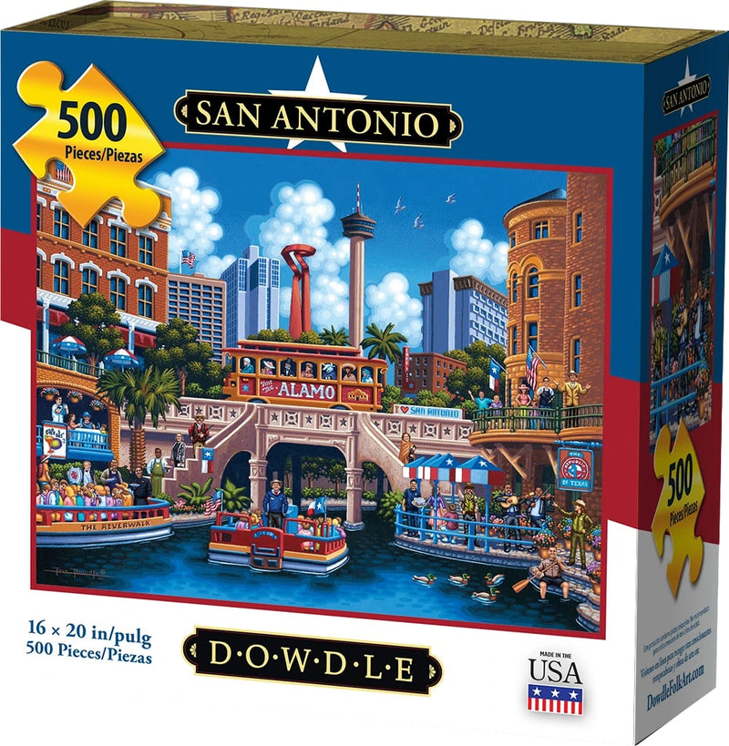 "San Antonio" Jigsaw Puzzle - Texas Time Gifts and Fine Art