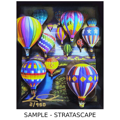 "San Antonio" Stratascape Dimensional Wall Art - Texas Time Gifts and Fine Art
