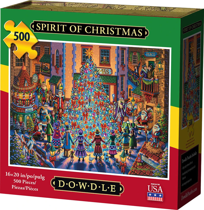 "Spirit of Christmas" Jigsaw Puzzle - Texas Time Gifts and Fine Art