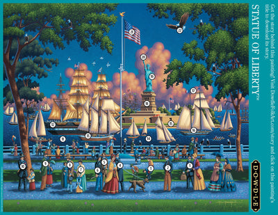 "Statue of Liberty" Jigsaw Puzzle - Texas Time Gifts and Fine Art