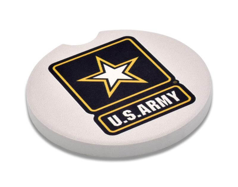 "U.S. Army Logo" Absorbent Car Coaster - Texas Time Gifts and Fine Art