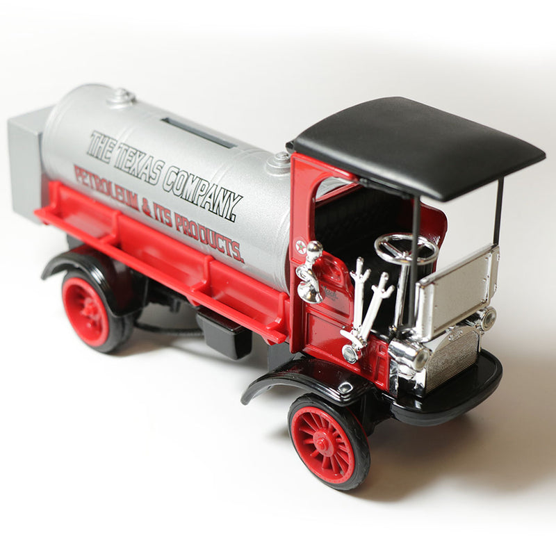 Texaco—1910 Mack "Texas Company" Tanker Truck Vintage Die-cast Collectible Coin Bank—Limited Edition - Texas Time Gifts and Fine Art
