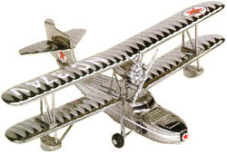 Texaco—1936 Keystone-Loening Bi-Wing Commuter Seaplane "The Duck" Die-cast Collectible Airplane Coin Bank—Special Edition - Texas Time Gifts and Fine Art